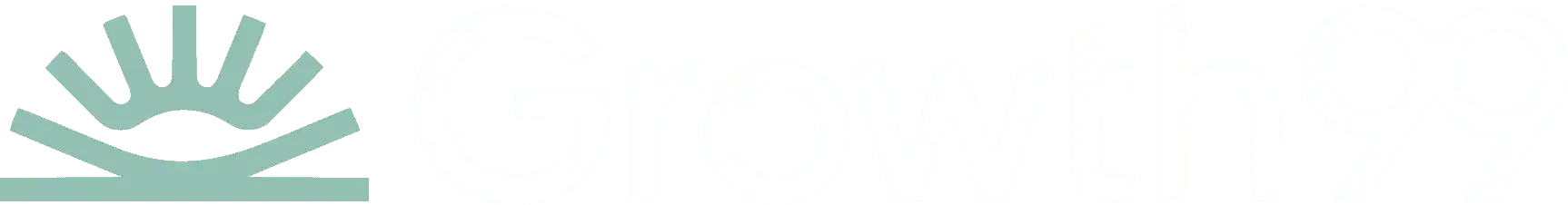White Growht99 Logo